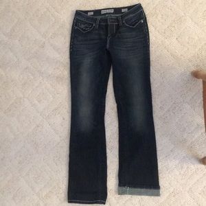 MEK birmingham slim boot dark jeans 28w x 34L